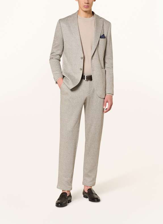 PAUL Regular fit pantalon van jersey 780 Taupe