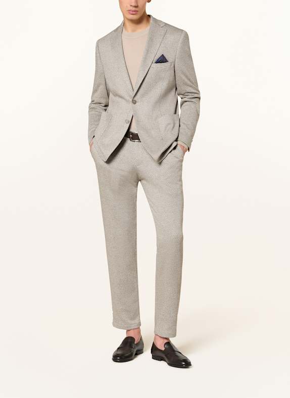 PAUL Slim fit colbert van jersey 780 Taupe