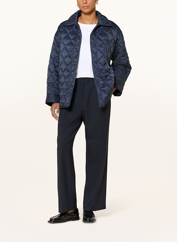 MSCH COPENHAGEN Kurtka pikowana MSCHMELLI, model dwustronny GRANATOWY