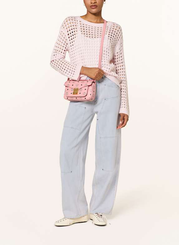 MCM Skuldertaske TRACY MEDIUM ROSA