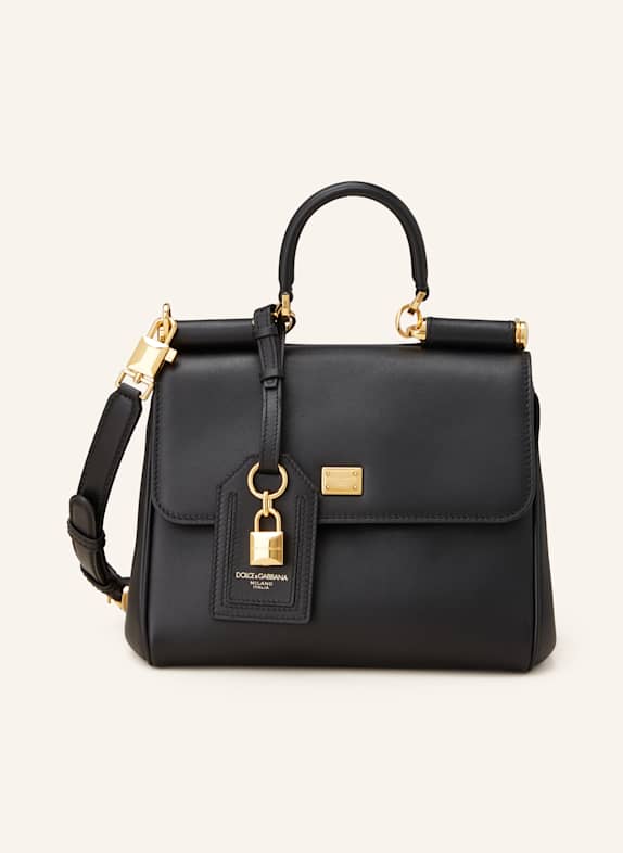 DOLCE & GABBANA Handbag MY SICILY PLONGÉ BLACK