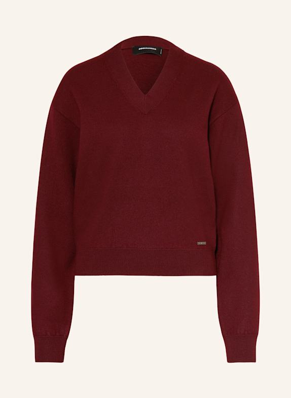DSQUARED2 Pullover DUNKELROT