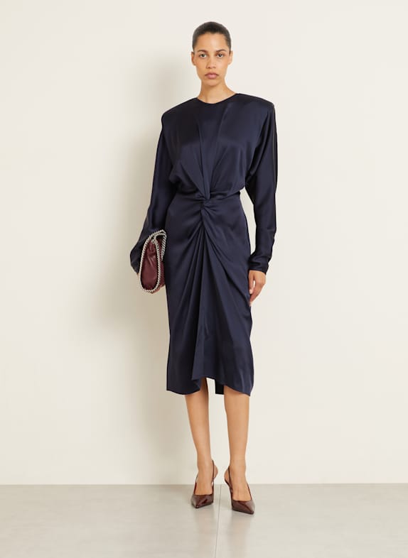 STELLA McCARTNEY Satin dress DARK BLUE