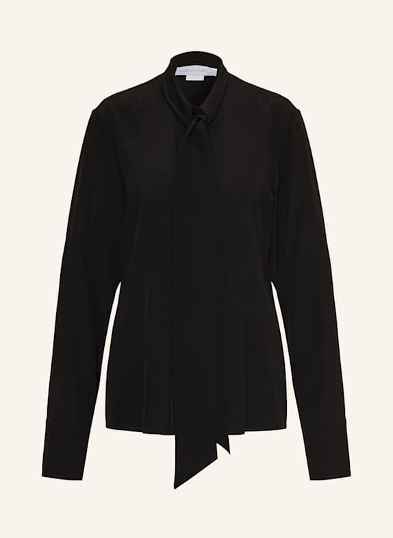 STELLA McCARTNEY Bow-tie blouse in silk BLACK