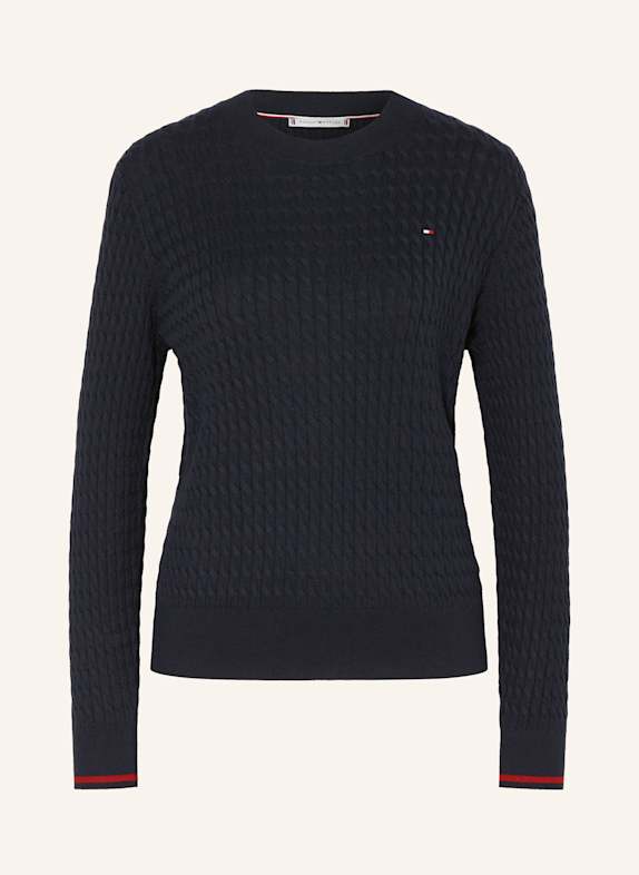 TOMMY HILFIGER Pullover DUNKELBLAU