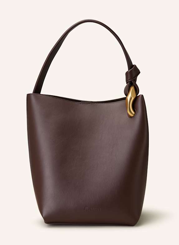JW ANDERSON Schultertasche THE JWA CORNER DUNKELBRAUN