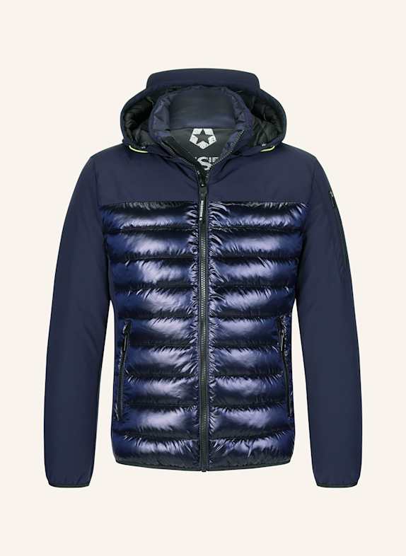 MILESTONE Steppjacke MSDIMARO im Materialmix DUNKELBLAU