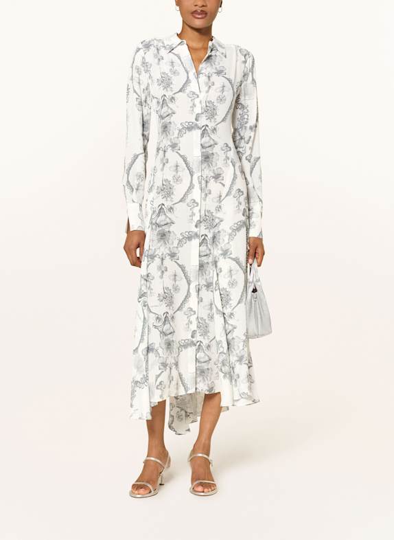 TED BAKER Hemdblusenkleid SHANIN WEISS / GRAU