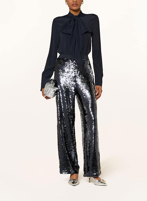 TED BAKER Blouse RESSIA met strik DONKERBLAUW