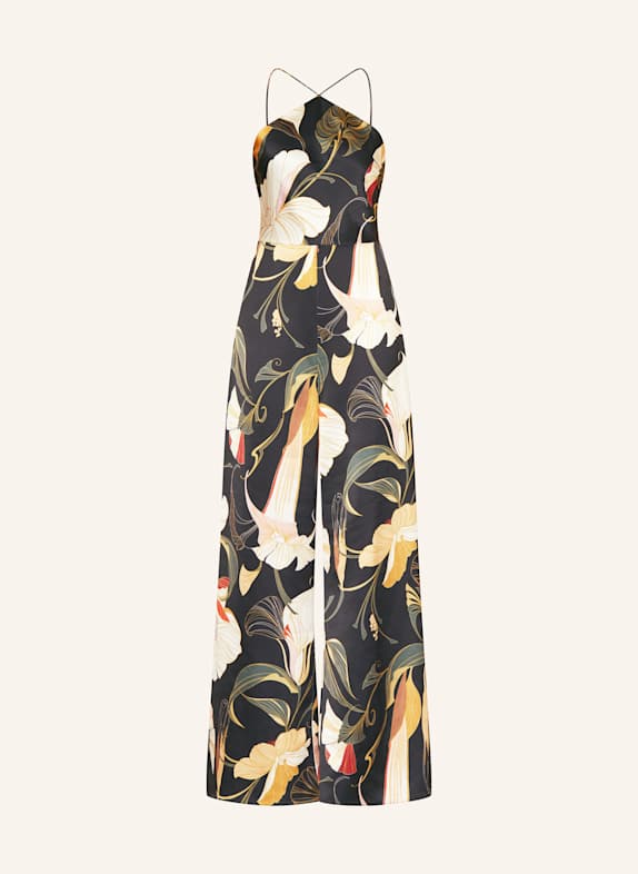 TED BAKER Jumpsuit VEHRA SCHWARZ / GELB / GRÜN