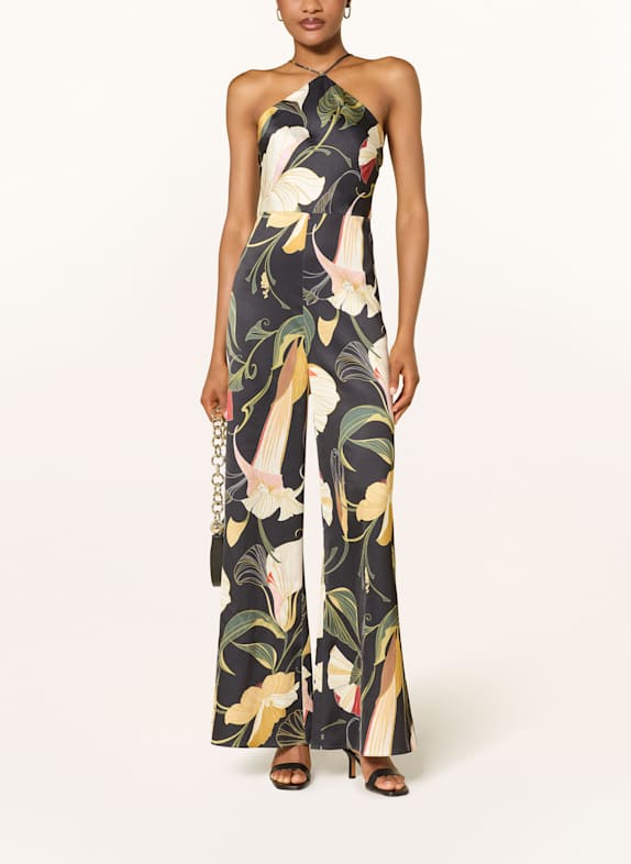 TED BAKER Jumpsuit VEHRA SCHWARZ / GELB / GRÜN