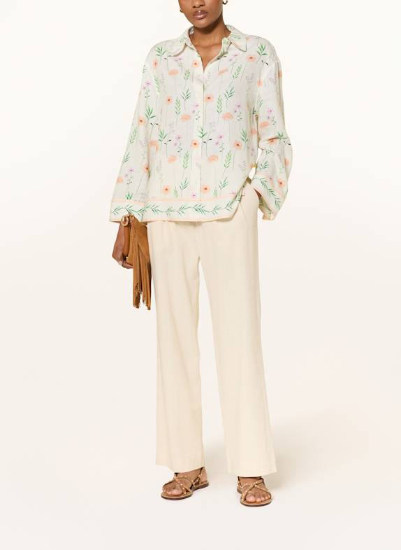 MRS & HUGS overhemdblouse CRÈME