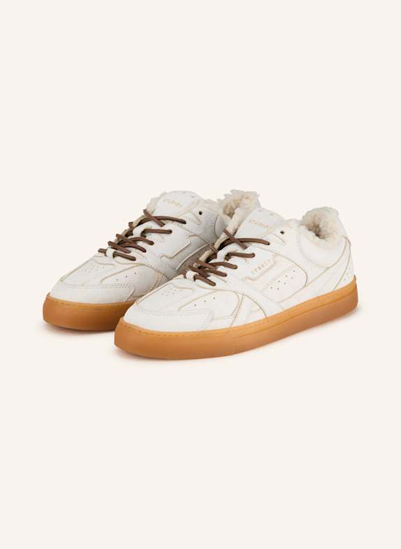 COPENHAGEN Sneaker CPH63 mit Teddyfell CREME
