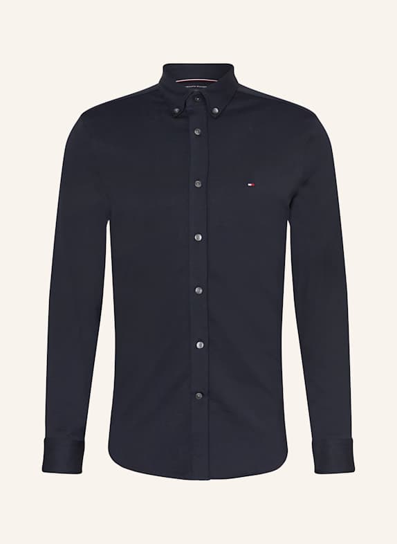 TOMMY HILFIGER Hemd Performance Fit DUNKELBLAU