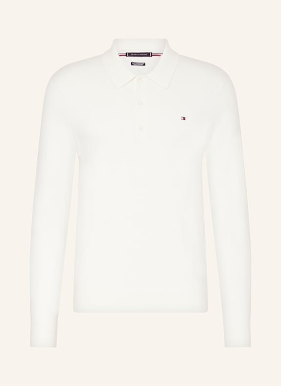 TOMMY HILFIGER Strick-Poloshirt CREME