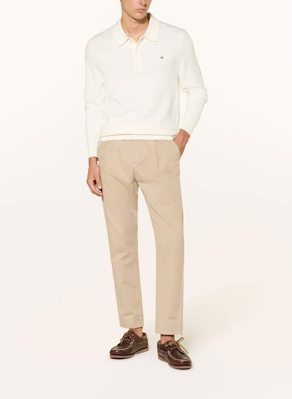 TOMMY HILFIGER Gebreid poloshirt CRÈME