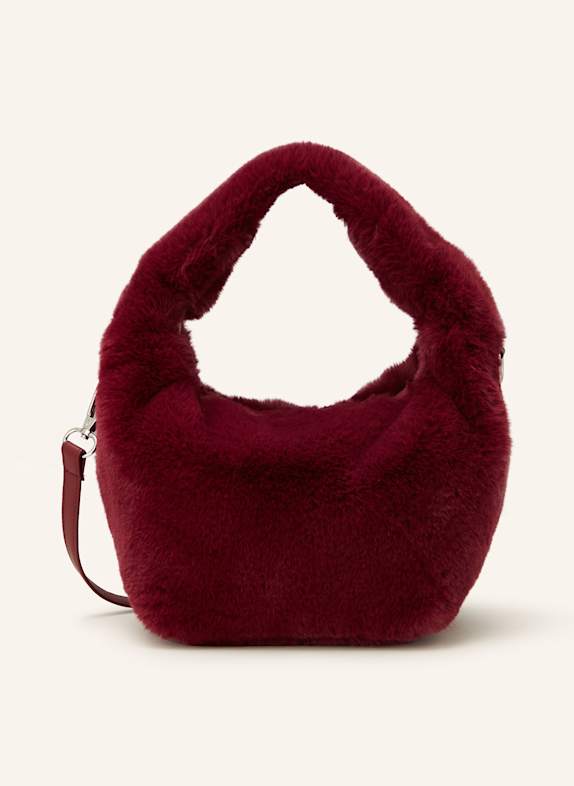 RINO & PELLE Torba worek CHERYL XS CIEMNOCZERWONY