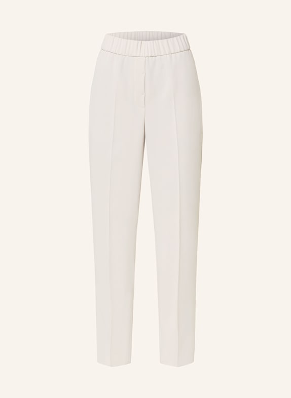 PESERICO Hose im Jogging-Stil mit Schmucksteinen BEIGE