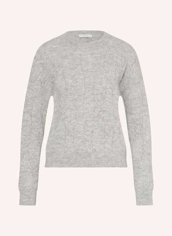 PESERICO A Cube crew-neck T-shirt Toni neutri HELLGRAU