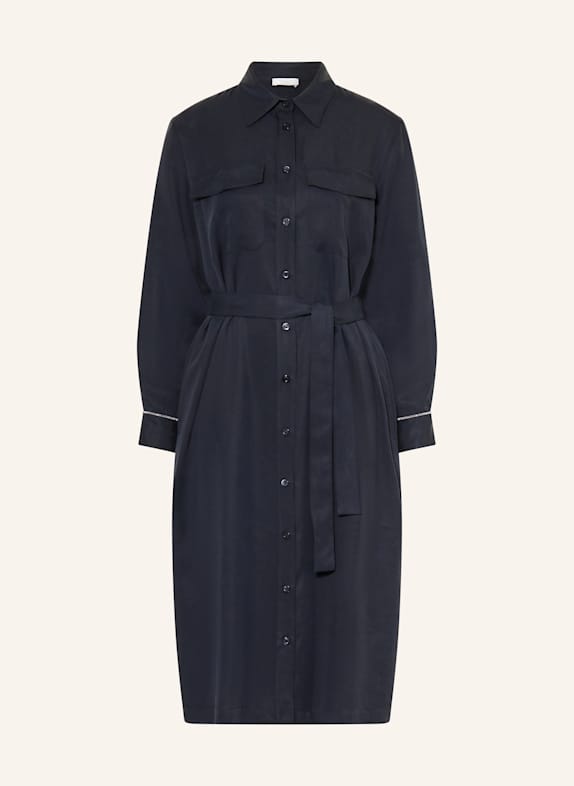 PESERICO Shirt dress DARK BLUE