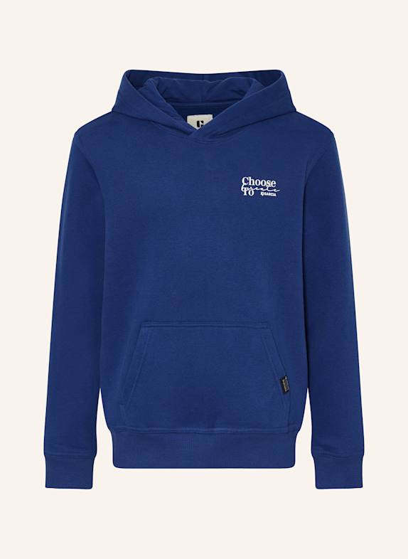 GARCIA Mikina s kapucí MODRÁ / BÍLÁ / ČERNÁ