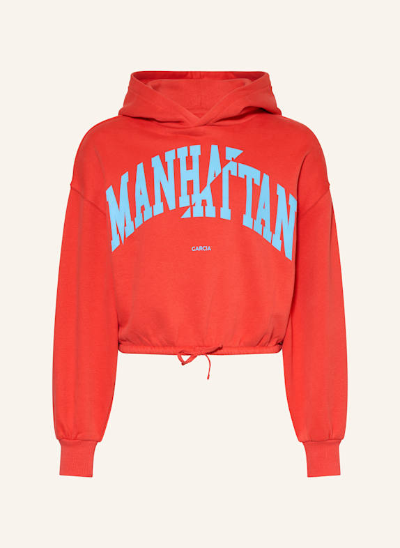 GARCIA Mikina s kapucí ČERVENÁ / MODRÁ