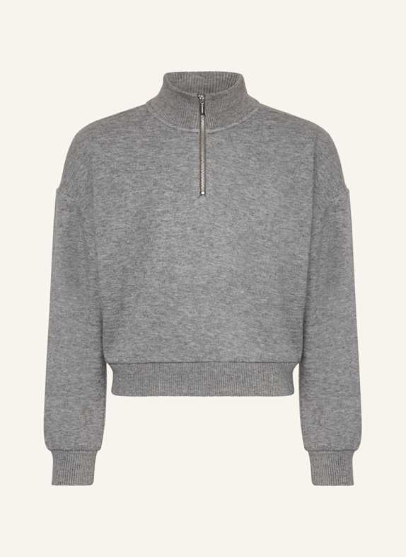 GARCIA Pletený svetr troyer TMAVĚ ŠEDÁ