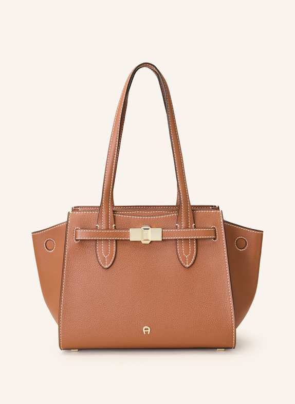 AIGNER Shopper FARAH MEDIUM COGNAC