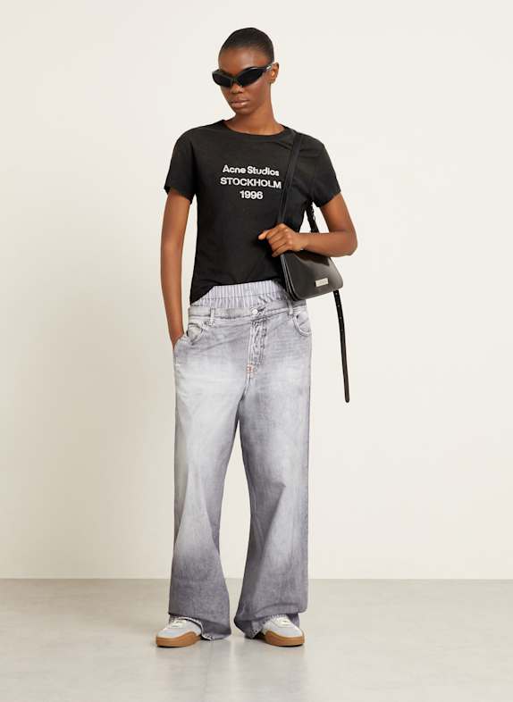 Acne Studios T-shirt ZWART