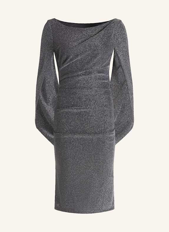 Vera Mont Cocktailkleid mit Glitzergarn DUNKELBLAU/ SILBER