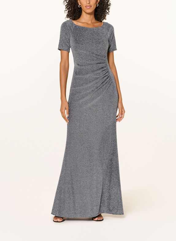 Vera Mont Abendkleid mit Glitzergarn DUNKELBLAU/ SILBER