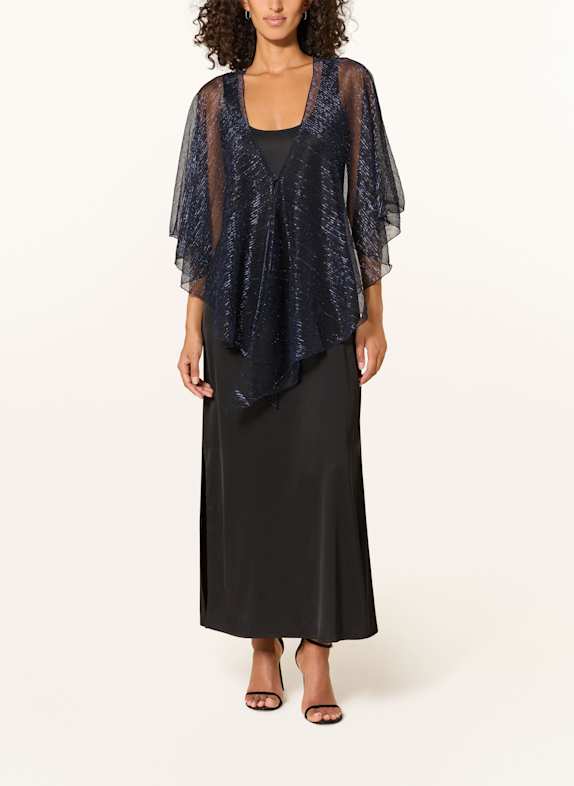Vera Mont Stola met glittergaren DONKERBLAUW
