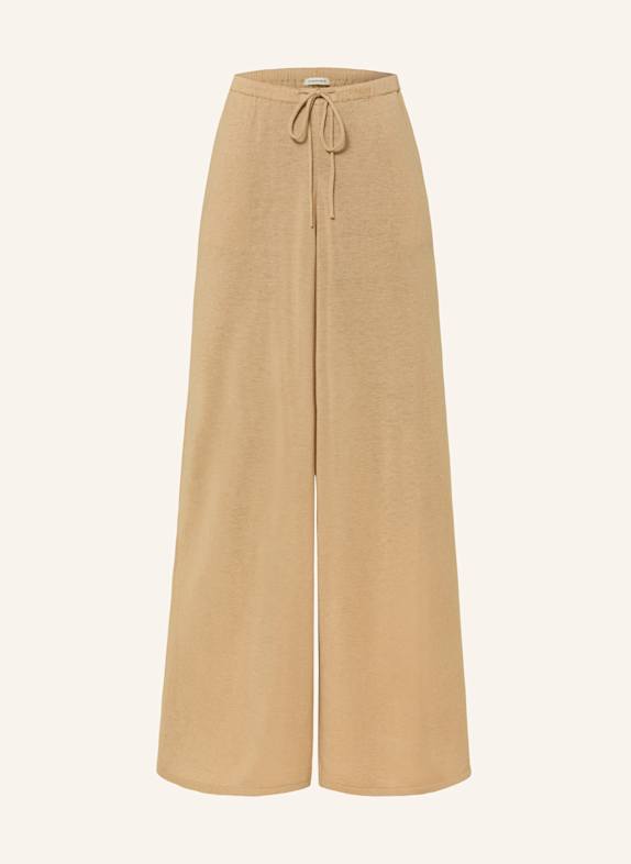 BY MALENE BIRGER Pantalon en maille PISCATA BEIGE