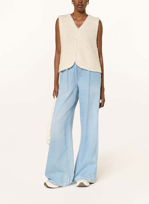 American Vintage Knit vest CYANBAY ECRU