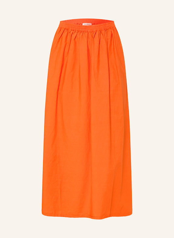 American Vintage Spódnica BAILOW POMARAŃCZOWY