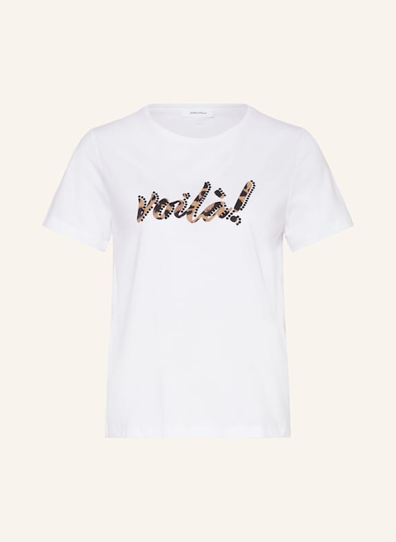 darling harbour T-Shirt mit Schmucksteinen WHITE