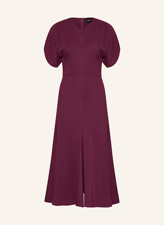 BOSS DENAZ dress with cut-out DARK PURPLE