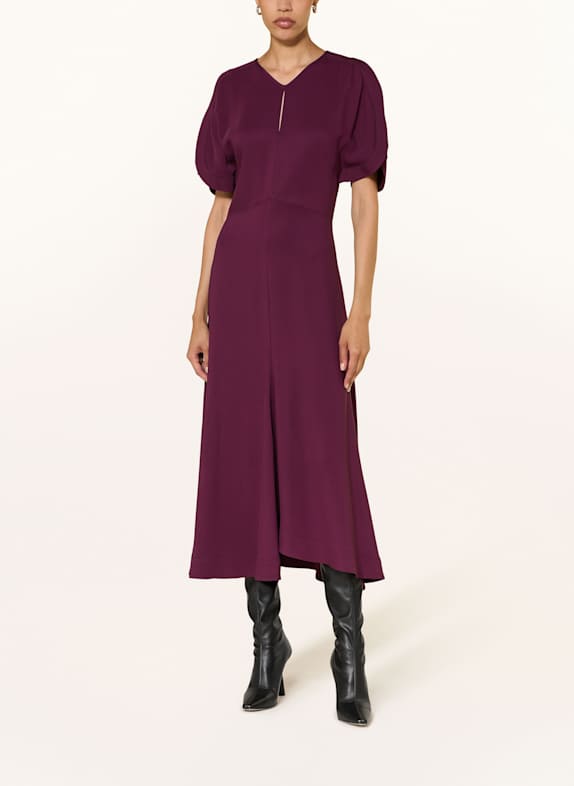 BOSS Kleid DENAZ mit Cut-out DUNKELLILA