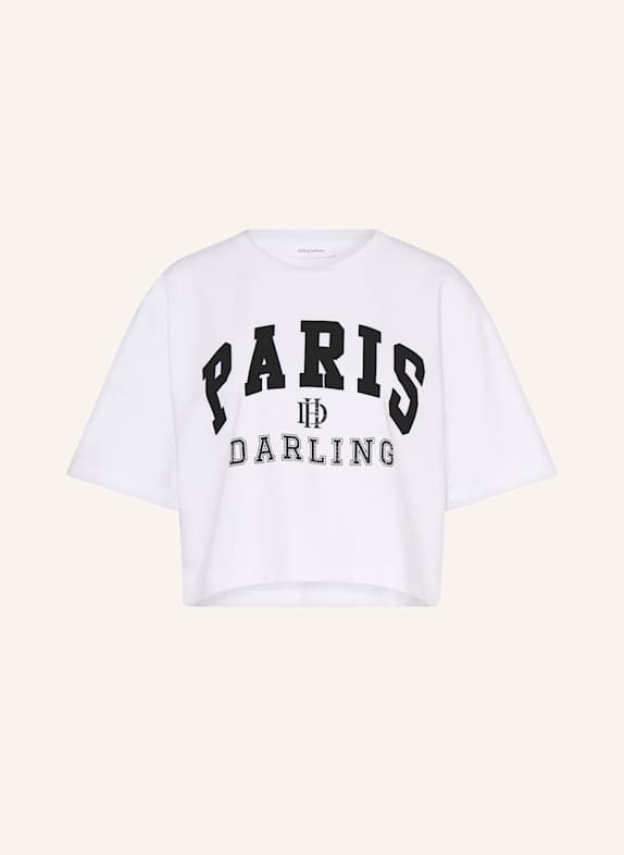 darling harbour T-Shirt mit Schmucksteinen WHITE