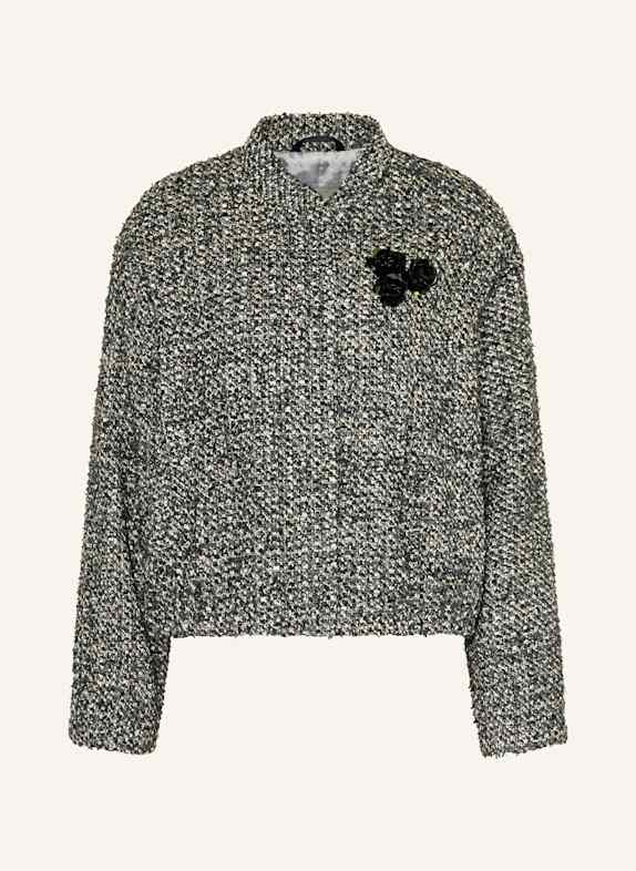 lilienfels Bouclé-Jacke DUNKELBLAU