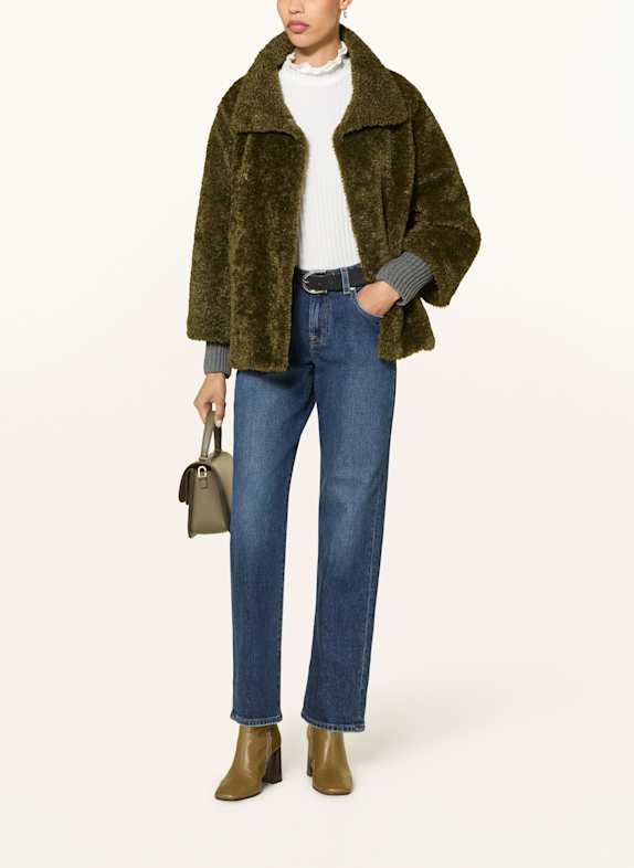 lilienfels Teddyfell-Jacke KHAKI