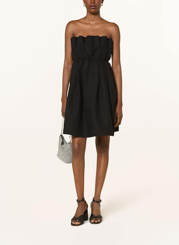 SoSUE Off-Shoulder-Kleid SCHWARZ