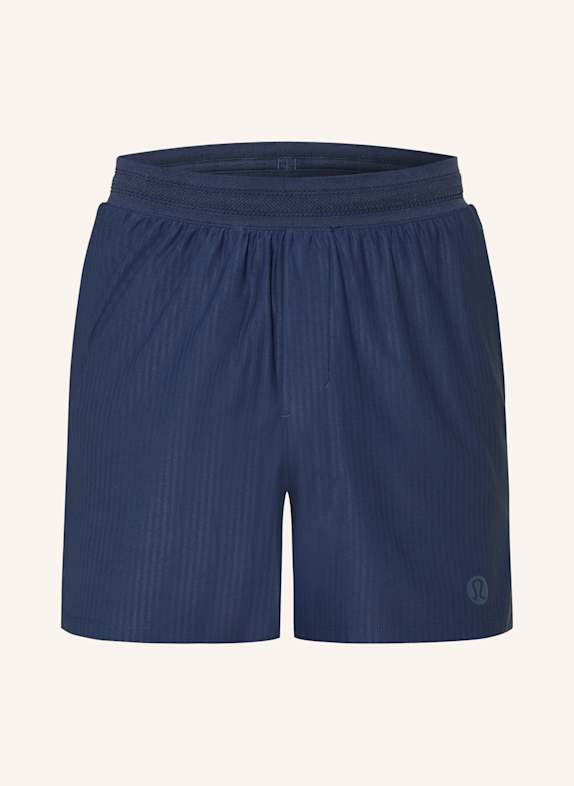 lululemon Tennisshorts STRIPED MESH 5IN DUNKELBLAU