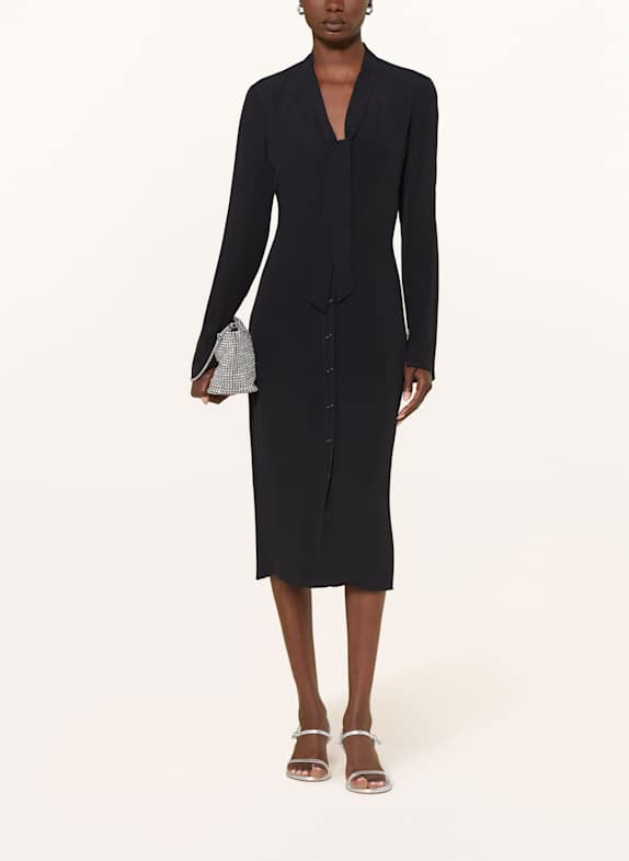 PATRIZIA PEPE Schluppenkleid SCHWARZ