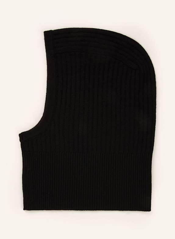 MRS & HUGS Balaclava with cashmere BLACK