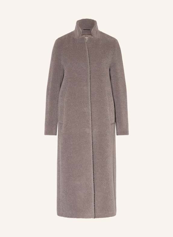 CINZIA ROCCA Coat with alpaca TAUPE