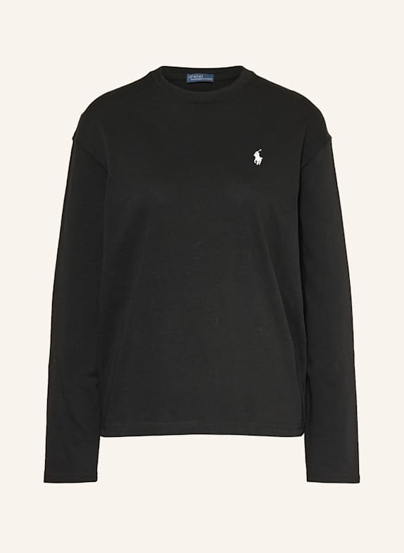 office-accessories men polo-shirts storage books t-shirt verbaudet manches longues BLACK