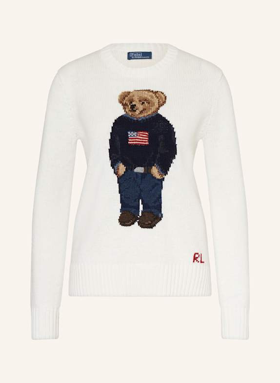 POLO RALPH LAUREN Leinenpullover WEISS