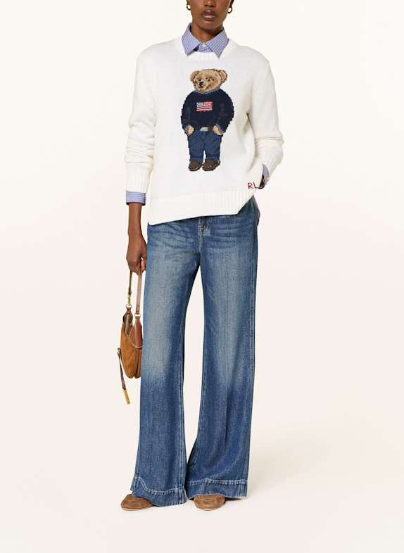 POLO RALPH LAUREN linnen trui WIT