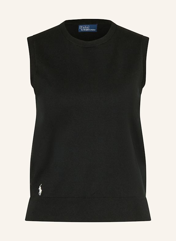 POLO RALPH LAUREN Pullunder SCHWARZ